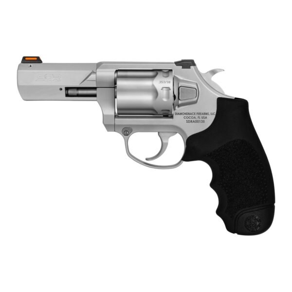 https3A2F2Fmedia.chattanoogashooting.com2Fimages2Fproduct2FDB0700S7132FDB0700S713-scaled-1.jpg Diamondback SDR Handgun .357 Mag/.38 Spl (+P) 6rd Capacity 3" Barrel SA/DA Matte Stainless Finish