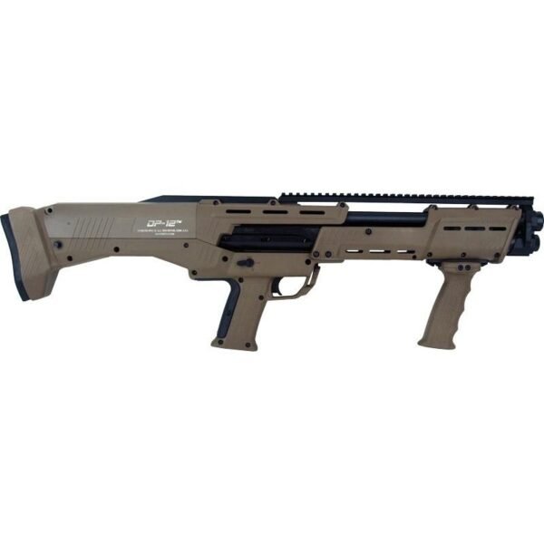 https3A2F2Fmedia.chattanoogashooting.com2Fimages2Fproduct2FDFDP12FDEGENII2FDFDP12FDEGENII-1 Standard Manufacturing DP12 GEN II Shotgun 12 ga 3" Chamber 14rd Magazine 18.5" Barrel FDE