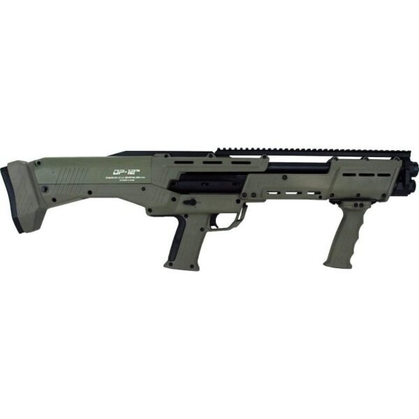 https3A2F2Fmedia.chattanoogashooting.com2Fimages2Fproduct2FDFDP12ODGGENII2FDFDP12ODGGENII-1 Standard Manufacturing DP12 GEN II Shotgun 12 ga 3" Chamber 14rd Magazine 18.5" Barrel OD Green