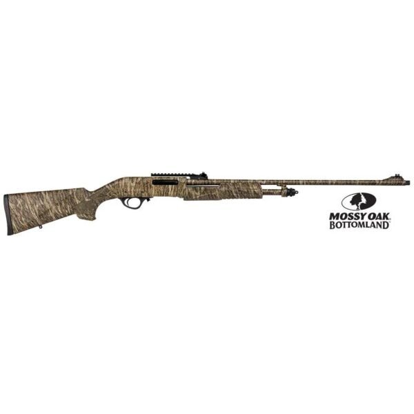 https3A2F2Fmedia.chattanoogashooting.com2Fimages2Fproduct2FEKHEFH2022TRBL2FMossyoakpump Escort Field Hunter Turkey Pump Shotgun 20ga 3" Chamber 4rd Capacity 22" Barrel Mossy Oak Bottomland Stock