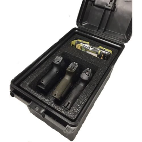 https3A2F2Fmedia.chattanoogashooting.com2Fimages2Fproduct2FMTTPC32FMTTPC3-1 MTM Tactical Pistol Handgun Case fits 3 Handguns Dark Earth