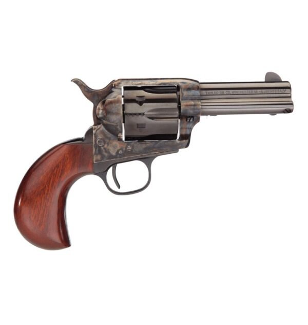 https3A2F2Fmedia.chattanoogashooting.com2Fimages2Fproduct2FTU5509172FTU5509171.jpg Taylor & Company 1873 Cattleman Handgun .45 Colt 6rd Capacity 3.5" Blued Barrel Case Hardened Frame Wood Grip