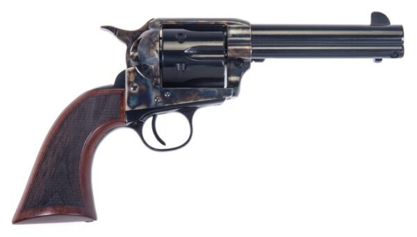 https3A2F2Fmedia.chattanoogashooting.com2Fimages2Fproduct2FTU5551672FTU5551671.jpg Taylor & Company Gunfighter Defender Handgun .357 Mag/.38 Spl 6rd Capacity 4.75" Barrel Case Hardened Steel Frame