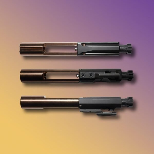 https3A2F2Fmedia.chattanoogashooting.com2Fimages2Fproduct2FYQACCARBCG2PC2FYQACCARBCG2PC-1 Q AR-15 Bolt Carrier Group Stainless Steel Black Nitride Scar Cut 2-Piece