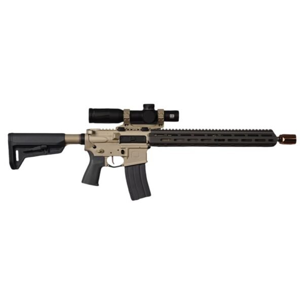 https3A2F2Fmedia.chattanoogashooting.com2Fimages2Fproduct2FYQSW55616INRIFLEBLKFM102FYQSW55616INRIFLEBLKFM10-1 Q Sugar Weasel Rifle 5.56 NATO 10rd Magazine 16" 1/2x28 Threaded Barrel Black CA - OPTIC NOT INCLUDED