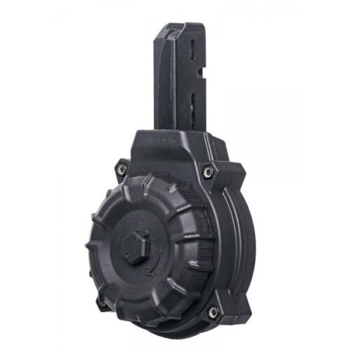 https3A2F2Fmedia.chattanoogashooting.com2Fimages2Fproduct2FZMDRMA102FZMDRMA10 ProMag AR-15 Drum Magazine for Colt / SMG Type 9mm 50/rd Black Polymer