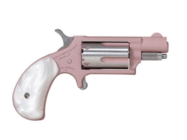 naa22lrrose482e.jpg NORTH AMERICAN ARMS MINI 22MAG REV 1-1/8" ROSE