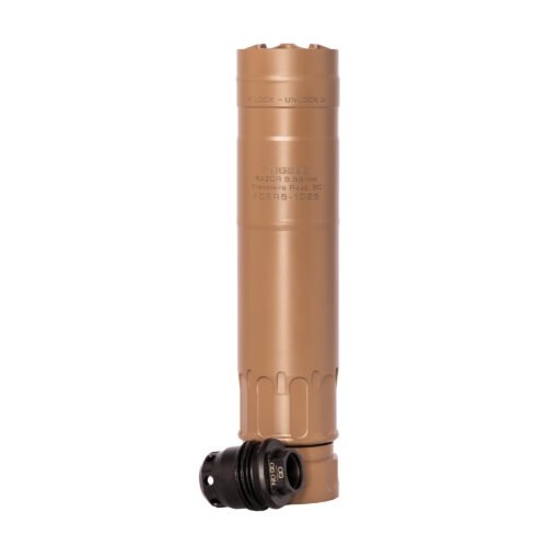 rsrzrfde5561hr7709 RUGGED SUPPRESSORS RAZOR556 5.56 SILENCER FDE