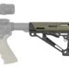 HOGUE AR-15 COLLAPSIBLE STOCK - OD GREEN RUBBER MIL-SPEC