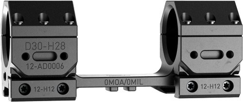 AUDERE SCOPE MOUNT ADVERSUS - 30MM LOW BLACK