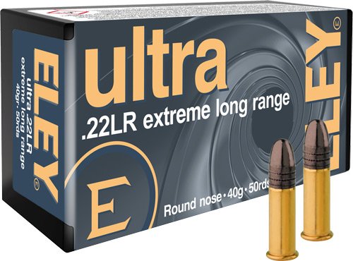 AE02600_1 ELEY ULTRA EXTREME LONG RANGE - 22LR 40GR RN 50RD 100BX/CS