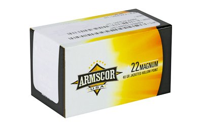 ARMFAC22M-1N_2 ARMSCOR 22WMR 40GR JHP 50/2000