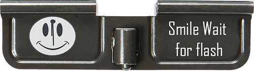 BALSDCSMILE_1 BATTLE ARMS LASER ENGRAVED - DUST COVER SMILE WAIT FR FLASH
