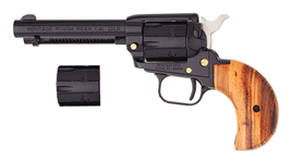 G22MB4BH HERITAGE 22LR/WMR COMBO 4.75" - BLUED COCOBOLO BIRDSHEAD GRIPS