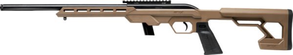 G45124Z_LEFT SAVAGE 64 PRECISION 22LR 10RD - 16.5" HB SYNTHETIC CHASSIS FDE