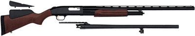 G54243 MOSSBERG 500 COMBO 12GA 3" - 28"VR 24"RIFLED BLUED WOOD
