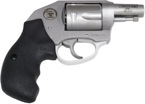 G74459 CHARTER ARMS BOOMER 2" 44 SPEC - 5-SHOT RUBBER GRIPS STAINLESS