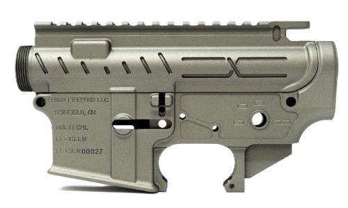 G816341027190 FAXON AR-15 X-TRA LITE - RECEIVER SET TITANIUM STRIPPED