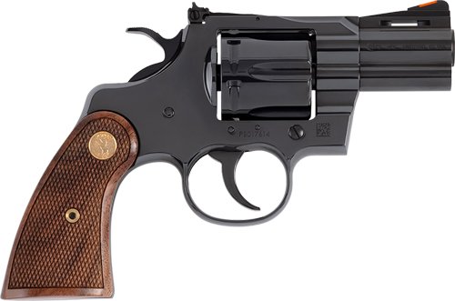 COLT PYTHON 357MAG 2.5" 6RD - BLUED WALNUT GOLD MEDALLION