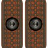 MI LEVER STOCK G10 M-LOK PANEL - RED/BLACK 2-PACK