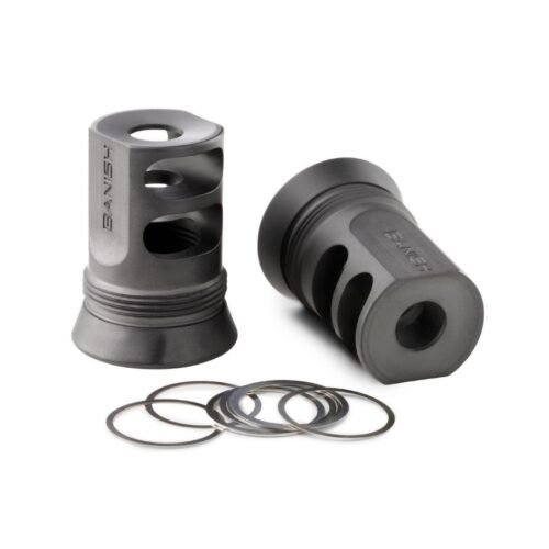 accbanmb122081 BANISH GOLD 30 MUZZLE BRAKE 1/2X28