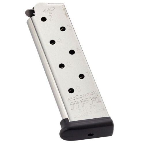 https3A2F2Fmedia.chattanoogashooting.com2Fimages2Fproduct2FCFMRPM45FS82FCFMRPM45FS8_1 Chip McCormick Railed Power Handgun Magazine Stainless (RPM) .45 ACP 8/rd