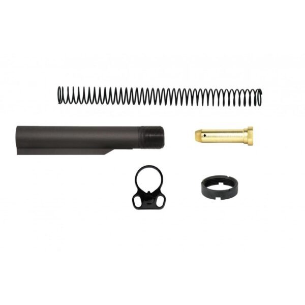 https3A2F2Fmedia.chattanoogashooting.com2Fimages2Fproduct2FEFMAR047B2FEFMAR047B-1.jpg TacFire AR-15 6-Position Mil-Spec Buffer Tube Kit with Dual Loop End Plate