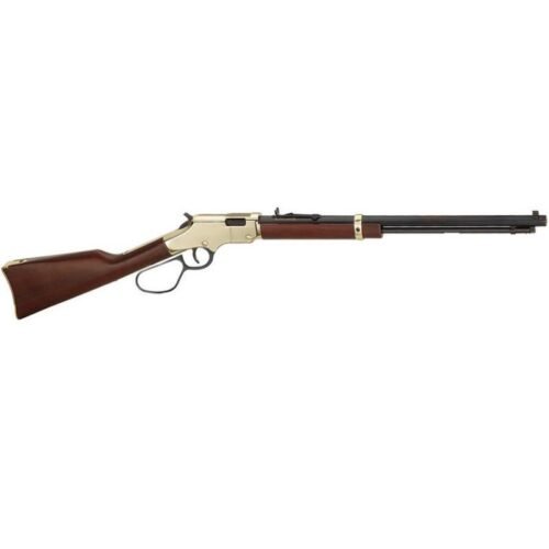 https3A2F2Fmedia.chattanoogashooting.com2Fimages2Fproduct2FHLH004L2FHLH004L_1 Henry Golden Boy Large Loop Rifle .22 S/L/LR 16rd Capacity 20" Octagon Barrel Walnut Stock