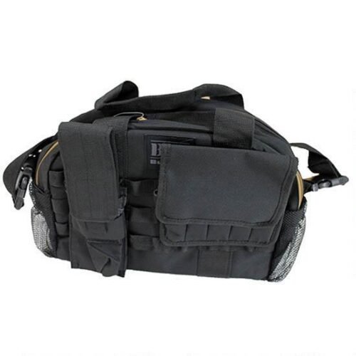 https3A2F2Fmedia.chattanoogashooting.com2Fimages2Fproduct2FJZBDT940B2FJZBDT940B.jpg Bulldog Tactical Pistol Range Bag w/MOLLE Mag Pouches - Black