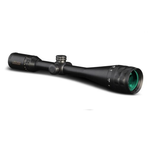 https3A2F2Fmedia.chattanoogashooting.com2Fimages2Fproduct2FKL72742FKL7274-1 KonusPro Plus 6-24x50mm Rifle Scope Engraved Blue/Red Illum Fine Crosshair Reticle Matte Black