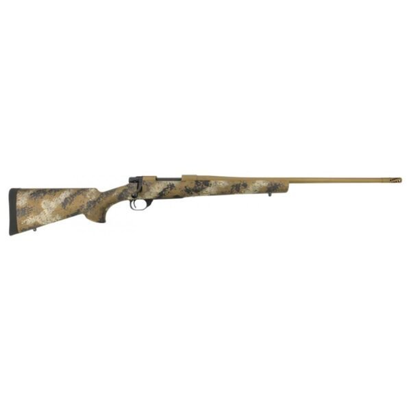 https3A2F2Fmedia.chattanoogashooting.com2Fimages2Fproduct2FLLHMFN223SE2FLLHFN22250GL1 Howa M1500 Fence Line Mini Action Rifle .223 Rem 5rd Capacity 22" Threaded Barrel Scorched Earth Camo Stock