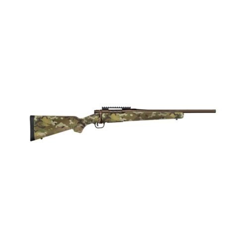 https3A2F2Fmedia.chattanoogashooting.com2Fimages2Fproduct2FMV282792FMV282761 Mossberg Patriot Carbine .450 Bushmaster 4rd Capacity 18'' Cerakote Patriot Brown Threaded Barrel Multicam Synthetic Stock