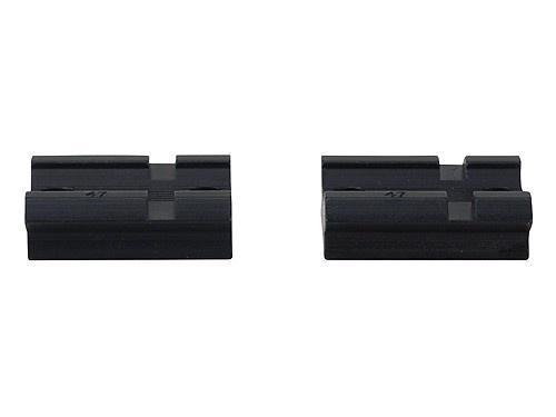 https3A2F2Fmedia.chattanoogashooting.com2Fimages2Fproduct2FWE484622FWE48462.jpg Weaver 2-Piece (Pairs) Top Mount Aluminum Scope Base - Matte - Browning LA