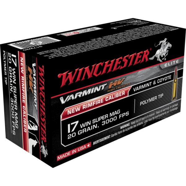 https3A2F2Fmedia.chattanoogashooting.com2Fimages2Fproduct2FWNS17W202FWNS17W20-1 Winchester Varmint Rimfire Ammunition .17 WSM 20 gr. VMAX 3000 fps 50/ct
