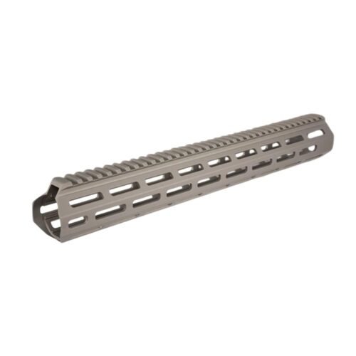 https3A2F2Fmedia.chattanoogashooting.com2Fimages2Fproduct2FYQ15HBMLOKHG2FYQ15HBMLOKHG-1.jpg Q Honey Badger M-LOK AR Handguard 15'' Grey