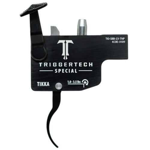 https3A2F2Fmedia.chattanoogashooting.com2Fimages2Fproduct2FZTTI0SBB13TNP2FZTTI0SBB13TNP-1 TriggerTech Special Tikka Rifle Trigger 1-3.5 lbs Curved RH Black