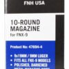 FN MAGAZINE FNX-9 9MM 10RD - BLACK STEEL