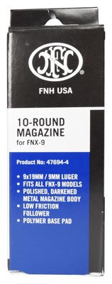 FN MAGAZINE FNX-9 9MM 10RD - BLACK STEEL