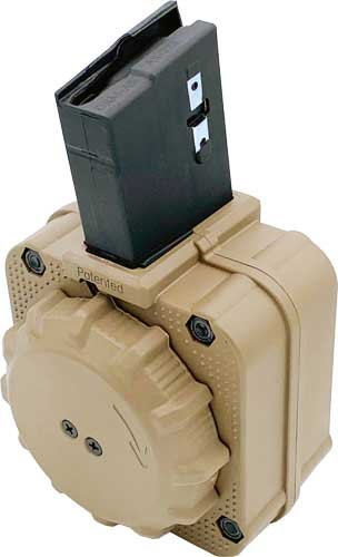 DRMA8FDE.jpg PRO MAG MAGAZINE AR-15 223 - 65RD DRUM FDE POLYMER