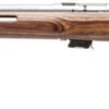G25795 SAVAGE MARK II-BTVLSS 22LR LH - 21" HB SS/BRN LAMINATE T-HOLE