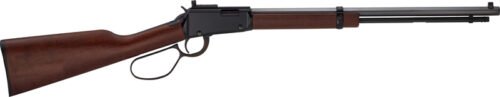 GH001TP22M.jpg HENRY H1 TRACKER LEVER RIFLE - 22WMR 20" OCT. LL BLUED WALNUT