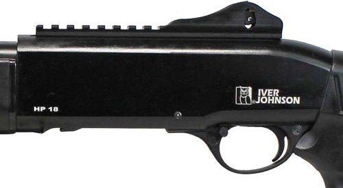 GHP1820_RECV_R_LEFT_1 IVER JOHNSON HP18 20GA 3" - 18.5" CYL BLACK PG BUTTSTOCK