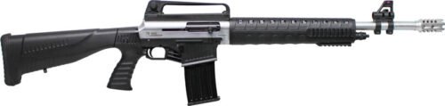 GIJAR1512N IVER JOHNSON STRYKER 12GA 3" - 20" 5RD NICKEL BLACK