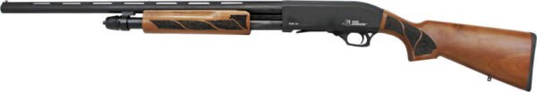 GPAS12WOOD330_LEFT.jpg IVER JOHNSON PUMP 12GA 3" - 30"VR BLACK WALNUT
