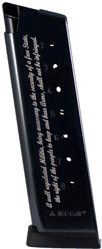 MGCG45082A_1 MEC-GAR MAGAZINE 1911 GOVT. - 45ACP 8RD BLUED 2ND AMENDMENT