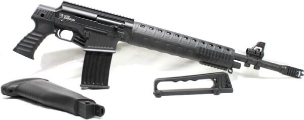 gijar1512_angled_apart.jpg IVER JOHNSON STRYKER 12GA 3" - 20" 5RD BLACK SYNTHETIC