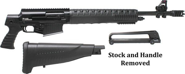 gijar1512_pcs.jpg IVER JOHNSON STRYKER 12GA 3" - 20" 5RD BLACK SYNTHETIC