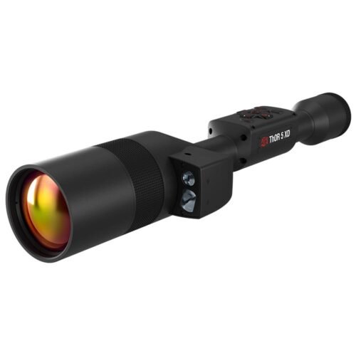 https3A2F2Fmedia.chattanoogashooting.com2Fimages2Fproduct2FASTIWST51210LRF2FASTIWST51210LRF-1.jpg ATN Thor 5 XD LRF Thermal Rifle Scope 4-40x 1280x1024 12 Micron Black