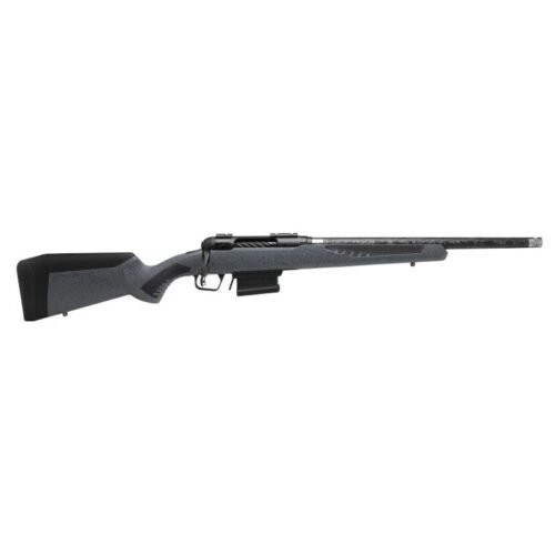 https3A2F2Fmedia.chattanoogashooting.com2Fimages2Fproduct2FBV579322FBV57932-1 Savage Arms 110 Carbon Predator Rifle .223 Rem 5rd Magazine 18" Barrel Grey