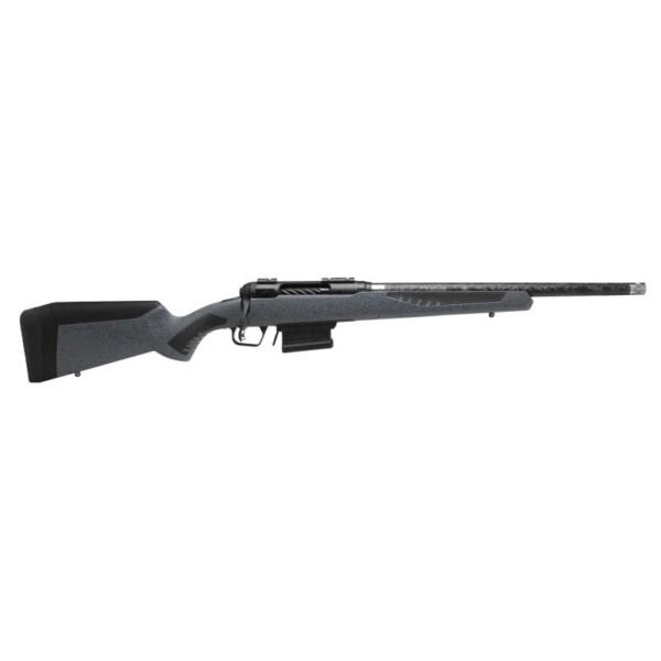 https3A2F2Fmedia.chattanoogashooting.com2Fimages2Fproduct2FBV579322FBV57932-1 Savage Arms 110 Carbon Predator Rifle .223 Rem 5rd Magazine 18" Barrel Grey